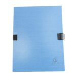 EXACOMPTA Chemise extensible NCLIP en papier toilé. Sangle à clip. Dos rainuré 13cm. Coloris assortis – Image 2