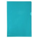 EXACOMPTA Sachet de 10 pochettes coin en PVC 13/100 ème. Coloris assortis Bleu,incolore,Jaune,Rouge,vert – Image 2