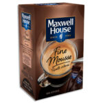 MAXWELL HOUSE Boîte de 100 Stics de café soluble, fine mousse, emballées individuellement 180g