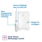 TORK Distributeur pour essuie-mains en continu Tork PeakServe H5 Blanc Dim. L37 x H73 x P10,1 cm – Image 2