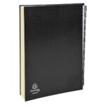 EXACOMPTA Trieur alphabétique 26 compartiments Noir, couverture rigide plastifiée, onglets en plastique – Image 2