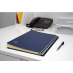 EXACOMPTA Trieur alphabétique 26 compartiments Bleu, couverture rigide plastifiée, onglets en plastique – Image 3