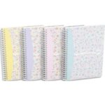 OXFORD Cahier carte Flowers intégrale B5 120 pages 90g Ligné