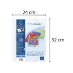 EXACOMPTA Chemise personnalisable 1 face à élastique polypro KREACOVER coloris Blanc – Image 4