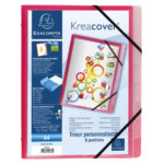 EXACOMPTA Trieur personnalisable KREACOVER, 8 compartiments, en polypropylène, assortis – Image 2
