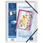 EXACOMPTA Trieur personnalisable KREACOVER, 8 compartiments, en polypropylène, assortis – Image 3