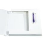 EXACOMPTA Boîte de classement personnalisable KREACOVER dos de 25mm, A4, polypro Blanc – Image 3