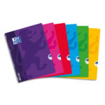 OXFORD Cahier piqûre OpenFlex polypro 48 pages 24x32cm 5x5