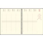 EXACOMPTA Semainier Bureau SWAN 22,Janvier à Décembre, 22,5x18cm assortis