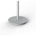 ALBA Portemanteau FESTIVAL 5 patères, porte-parapluie. Base lestée. Montage sans outil. Gris métal/Blanc – Image 4