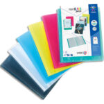 VIQUEL Protège-documents personnalisable PROPYGLASS, 120 vues 60 pochettes. Coloris assortis