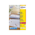 AVERY Boîte de 315 étiquettes adresse/expédition Laser Blanche 63,5x38,1mm L7160-15