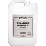 SPADO Bidon 5 Litres Vinaigre ménager 18 degrés. Nettoie, détartre, détache et fait briller. Sans parfum