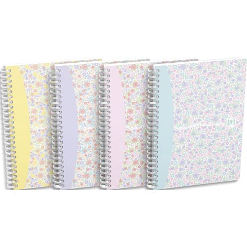 393222_d1-1.jpg OXFORD Cahier carte Flowers intégrale A6 100 pages 90g Q5/5 – Image 1