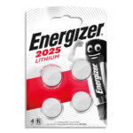 ENERGIZER Pile Lithium 2025, pack de 4 piles 7638900415360