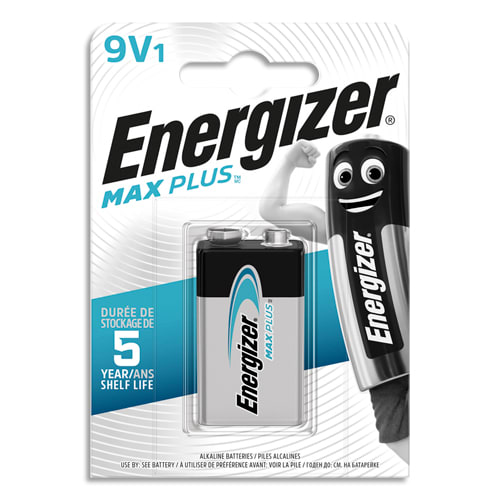 393285_d1-1.jpg ENERGIZER Pile Max Plus 9V 522, pack de 1 pile – Image 1