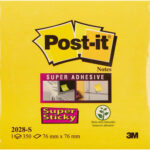 POST-IT Cube Super Sticky Jaune jonquille 350 feuilles - 76 x 76 mm – Image 3
