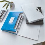 LEITZ Trieur à 6 compartiments WOW, PP, fermeture élastique, Bleu – Image 3