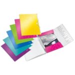 LEITZ Trieur WOW, 12 positions, PP, fermeture élastique, assortis