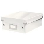 LEITZ Boîte CLICK&STORE S-Box avec compartiments amovibles. Coloris Blanc.