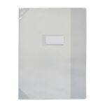 OXFORD Protège-cahier 24x32cm Strong Line cristal 15/100è + coins renforcés (30/100è). Incolore