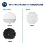 TORK Colis de 6 Bobines de Papier toilette Maxi Jumbo Advanced 2 plis L380 m x D26 cm Blanc uni – Image 4