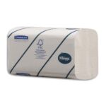 KLEENEX Colis de 15 Paquets de 186 Essuie-mains ultra doux 2 plis pliage en Z, Ft 21,5x21,5 cm Blanc