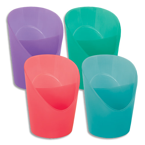 409255_d1.jpg ESSELTE Colour'Breeze Pot à crayons, avec séparateur, assorti de couleurs, 626271 – Image 1