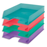 ESSELTE Colour'Breeze Corbeille à courrier, A4, assorti de couleurs, 626276