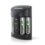 ENERGIZER Chargeur PRO noir rechargeur 2 ou 4 piles AA ou AAA, 2000 mAh, trois indicateurs lumineux – Image 2