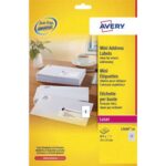 AVERY Boîte de 875 mini-étiquettes Laser Blanches 35 x 35 mm. L7659-25.