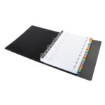 EXACOMPTA Jeu d'intercalaire alphabétique 20 positions en carte Blanche 170g, onglets Mylar®. Format A4. – Image 3