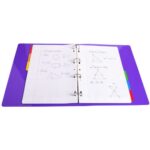 EXACOMPTA Jeu d'intercalaire 6 positions en carte Blanche 170g, onglets Mylar®. Format A4. – Image 2