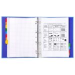 EXACOMPTA Jeu d'intercalaire 12 positions en carte Blanche 170g, onglets Mylar®. Format A4+. – Image 2