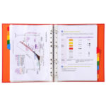 EXACOMPTA Jeu d'intercalaire 12 positions en carte Blanche 170g, onglets Mylar®. Format A4+. – Image 4