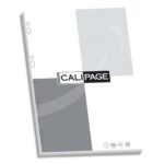 CALIPAGE Etui carton de 200 pages copies doubles A4 grands carreaux 90g perforées