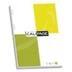CALIPAGE Etui carton de 200 pages feuillets mobiles A4 grands carreaux 90g perforées