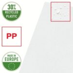 ESSELTE Boîte de 100 pochettes-coin - Format A4 - polypropylène grainé 11/100e 30% recyclé - Transparent – Image 3