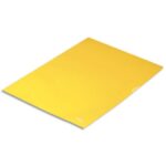ESSELTE Boîte de 100 pochettes-coin Copy Safe Jaune en polypropylène 11/100e
