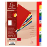 EXACOMPTA Jeu d'intercalaires mensuelles en polypropylène. 12 touches multicolores. Format A4+. – Image 4