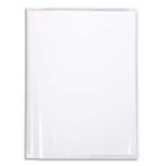 CALLIGRAPHE Protège-cahier Cristal 22/100° 24x32 avec porte-étiquette. Transparent