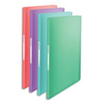 ESSELTE Colour'Breeze Porte-vues, 60 pochettes, A4, assorti de couleurs, 626234