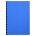 EXACOMPTA Paquet 100 plat couverture FOREVER rigide, grain cuir, 270 g, certifié Ange Bleu, Bleu A4 2781C – Image 2