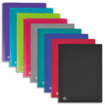 OXFORD Protège-documents OSMOSE A4 PP 160 vues 80 pochettes numérotées. Coloris assortis 9 couleurs