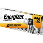 ENERGIZER Pile Industrial AAA LR03 DP10/120, pack de 10 piles
