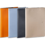 OXFORD Agenda Héritage spiralé,Janvier à Décembre, couverture toile grain cuir, format 15 x 21cm ass