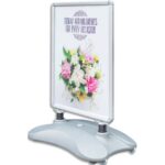 DEFLECTO Stop trottoir avec pied réservoir A1 PPA100S