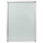 NOBO Vitrine porte-affiche clipsable, aluminium, anti-reflet en PVC, format A1