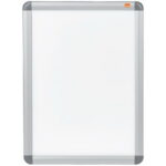 NOBO Vitrine porte-affiche clipsable, aluminium, anti-reflet en PVC, format A3
