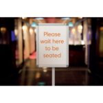 NOBO Présentoir sur pied pour porte-affiche clipsable, aluminium, A3 – Image 4